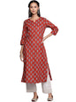 Varanga WomenS Cotton Printed Regular Kurta  Comfortable, Stylish, And Perfect For Every Occasion With Beautiful Prints And Tim