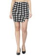 POPWINGS Casual Printed Pencil Slit Skirt for Women || Summer Skirt for Women || Concert Slit Short Skit for Women