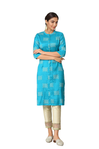 W for Woman Women's Viscose Regular Fit Kurta