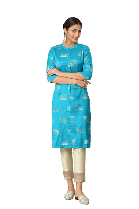 W for Woman Women's Viscose Regular Fit Kurta