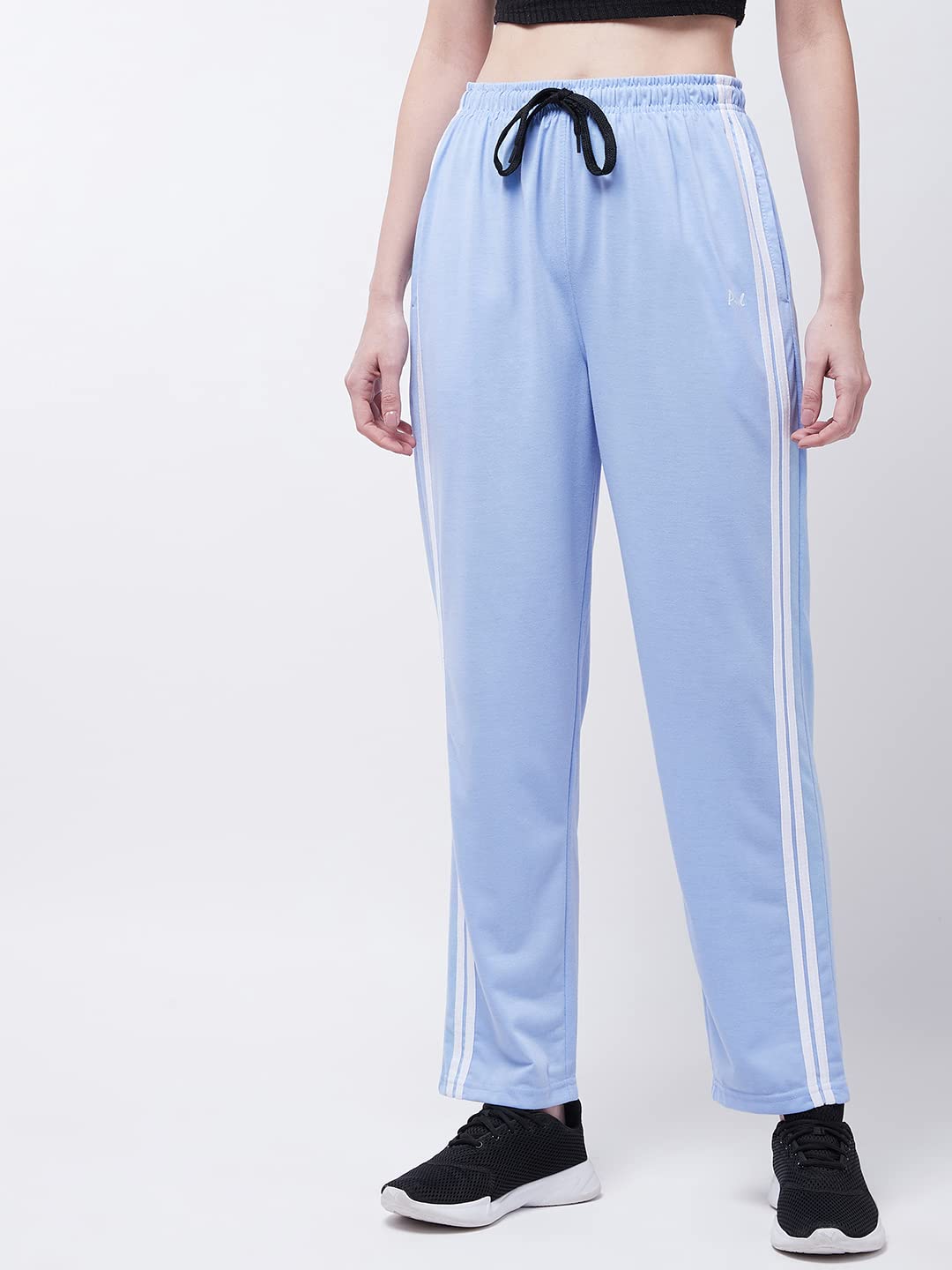 Pivl Striped Womens Sky Track Pant