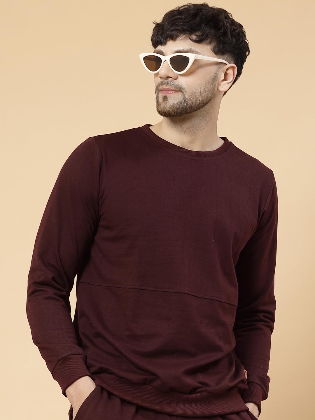 Rigo Round Neck Full Sleeve Terry Track Suit For Men | Regular Fit Plus Sizes Tracksuit for Mens | Co-ord Set For Men
