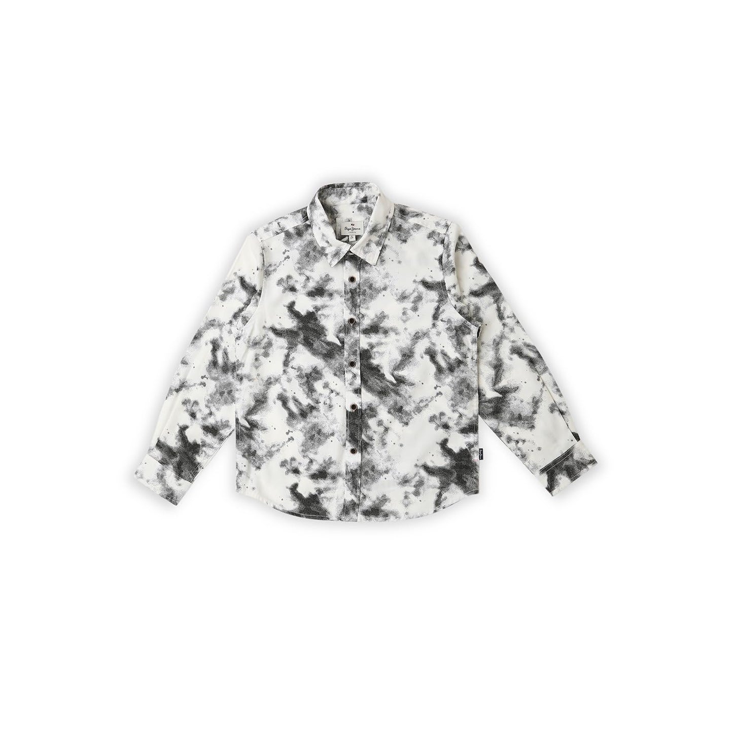 Pepe Jeans BoyS Regular Fit Shirt (Pb302602 Black And White