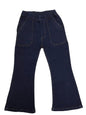 Kotty Girls Boot Cut Fit Solid Jeans Braves Navy