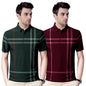 Nobel Monk MenS Regular Fit Polo T Shirt |Half Sleeves |Collar Tshirts |Casual T-Shirt For Men