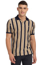 Allen Solly Men Striped Polo Shirt