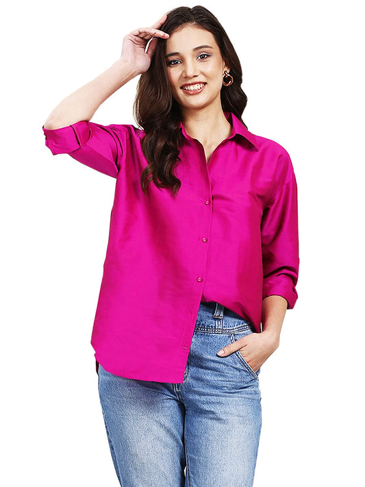A.T.U.N. (ALL THINGS UBER NICE) Womens Casual Ethnic Formal Party Versatile Shirt