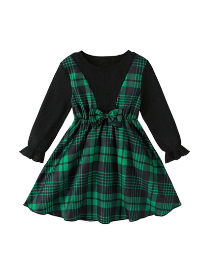 TAGAS Girl Dress || Fancy Frock ||(KD-153) Green
