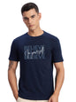 ADRO Mens Navy Motivational Printed Tshirt | Regular Fit T Shirt | Cotton Lycra Stretch Fabric | Sizes S to 5XL| Believe in You