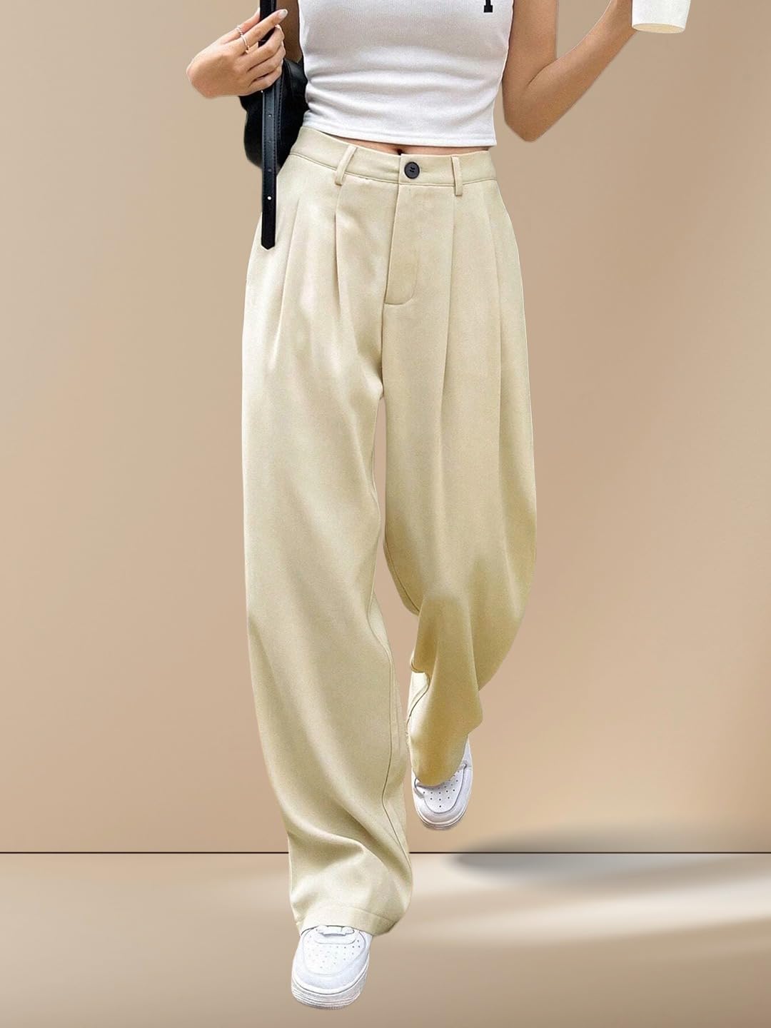 Kotty Regular Fit Women Solid Trousers