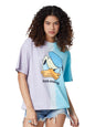 The Souled Store| Official Donald Duck: Born Annoyed Women and Girls T-Shirts|Loose fit Graphic Printed| Half Sleeve|100% Cotton