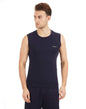 Pepe Jeans Innerwear MenS Solid Vest (Atv02-01_Navy_Navy-80-85)
