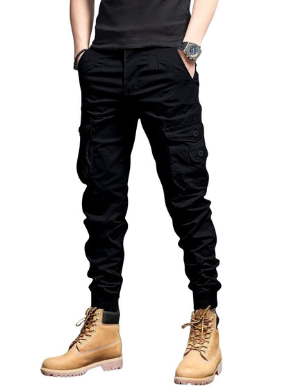 Leriya Fashion MenS Cargo Pants With Pockets | Cotton Joggers For Men | 6 Pocket Jeans Pant | Casual Trousers For Men (Lf-Tp-11