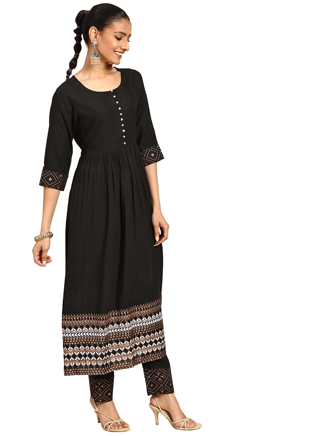 Gerua Women'S Viscose Rayon Salwar Suit Set