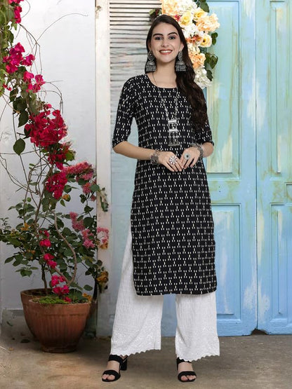 Pinkmint WomenS Crepe Kurti For WomenS Ethnic Printed Kurti For WomenS (Pack Of 5)