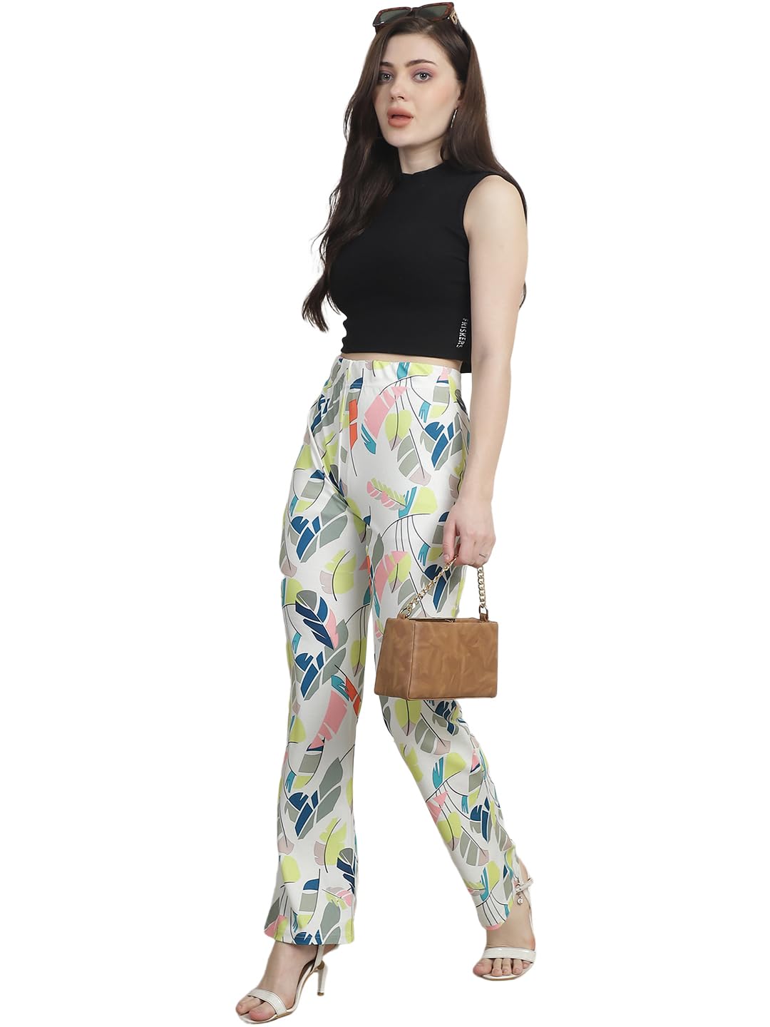 Tee Projekt Cotton Blend Trousers for Women ll Womens Regular Pants Womens