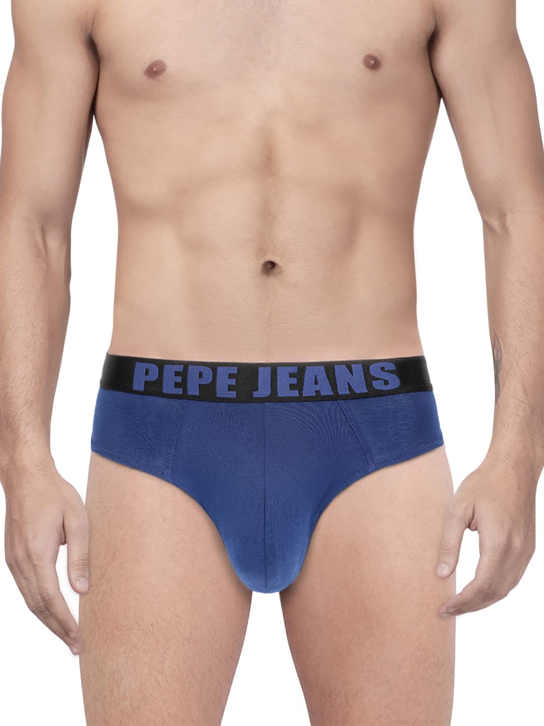 Pepe Jeans Innerwear MenS Cotton Blend Brief (Pack Of 1) (Opb01-01_Dark Royal_Dark Royal_90-95_Dark Royal_95 Cm)