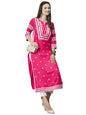 Gosriki WomenS Cotton Blend Chikankari Embroidered Straight Kurta (Stho-Pink-Gs_Xxl_Pink_Xx-Large)
