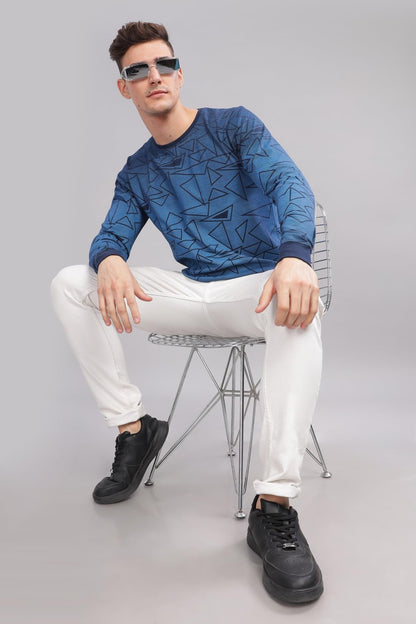 ADRO Full Sleeve Tshirt for Men | Printed T Shirt for Men | 100% Cotton Tshirt | Full Sleeve T-Shirt | Mens Full Sleeves T Shirt