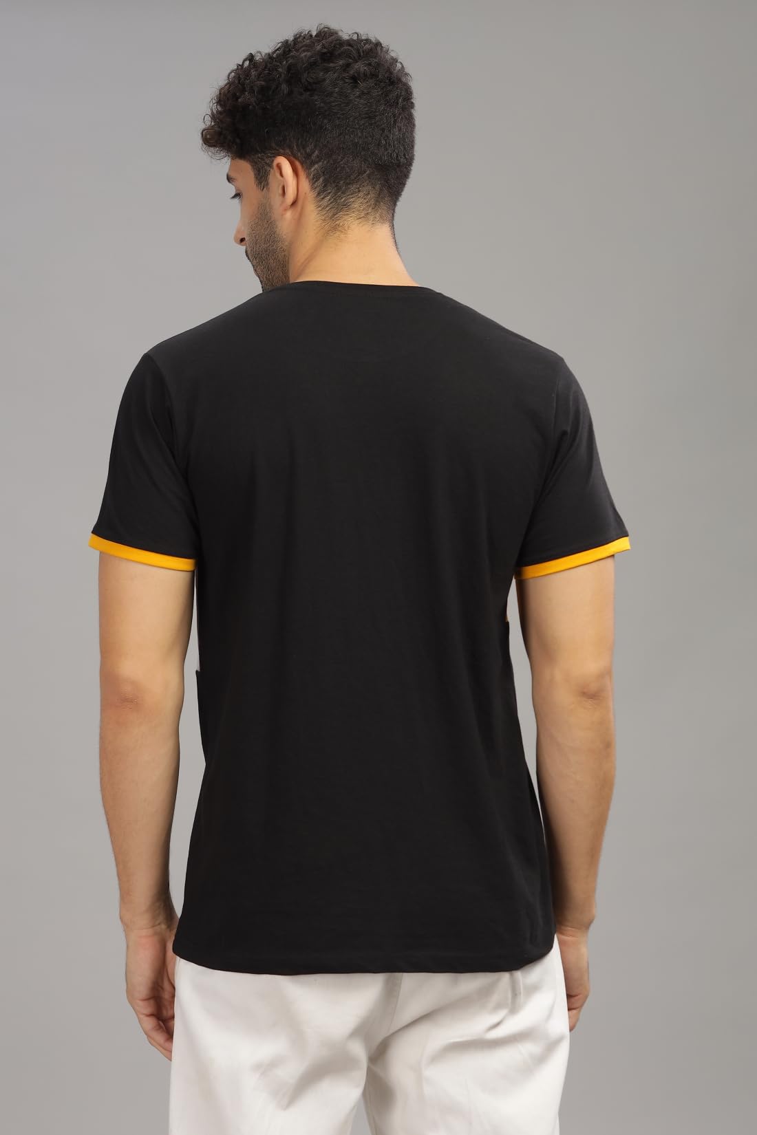 ADRO Tshirt for MenMulti Color T-Shirt for MenCotton T-ShirtMens TshirtRN8-24-BLMUWH