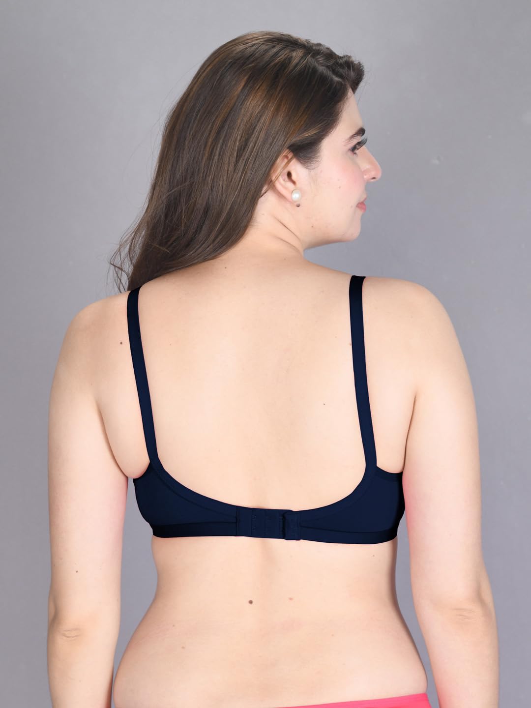 Lux Venus Comfortable Tees Bra With Adjustable Strap Navy