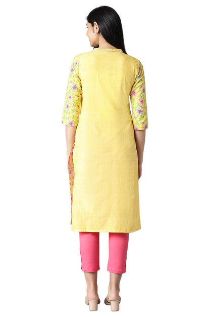 Aurelia Women's Cotton Printed Regular Kurta