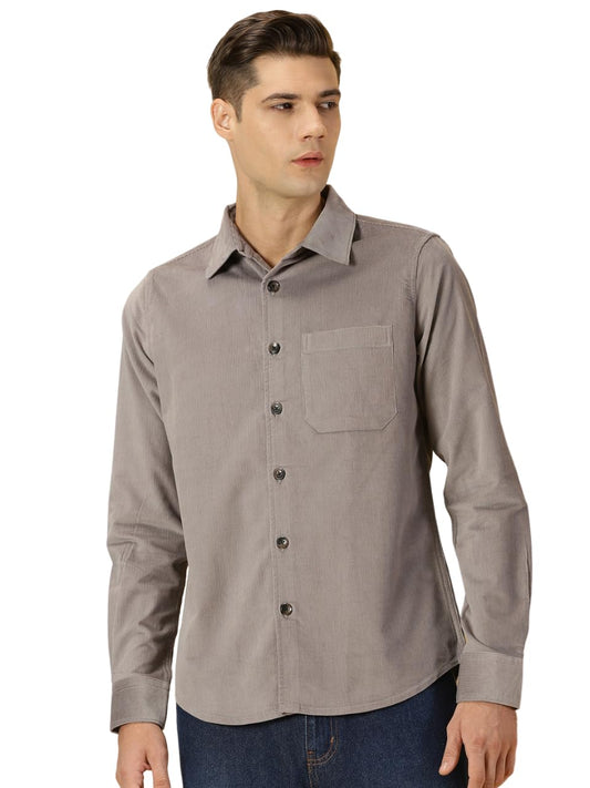 Thomas Scott Mens Slim Fit Shirt (TS1178_Grey