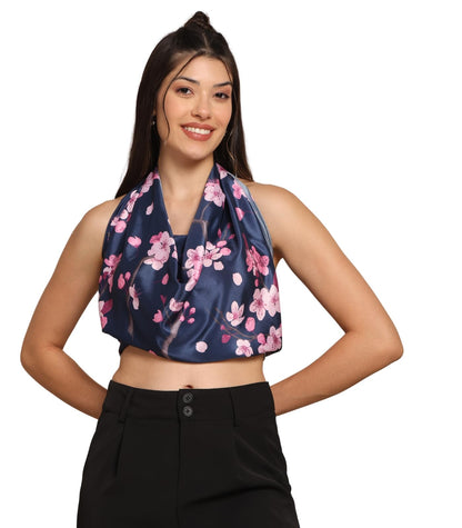 Greciilooks WomenS Crepe Silk Square Scarf