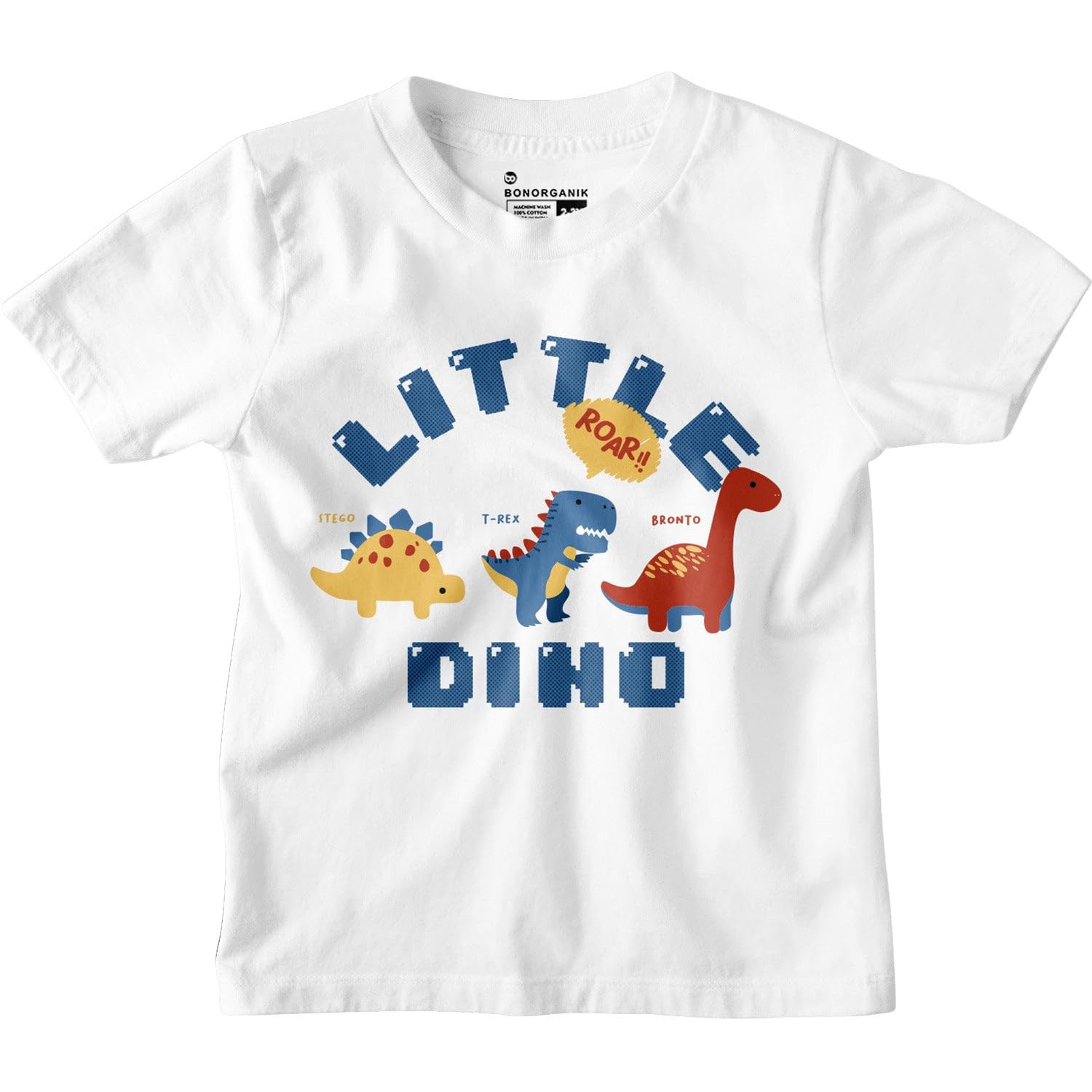 Bon Organik Boys Regular Fit T-Shirt (BON12157_White
