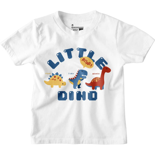 Bon Organik Boys Regular Fit T-Shirt (BON12157_White
