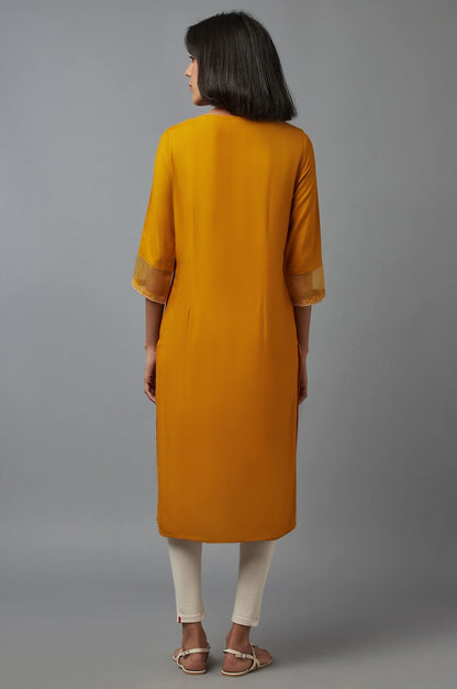 W for Woman Women's Viscose Regular Fit Regular Kurta