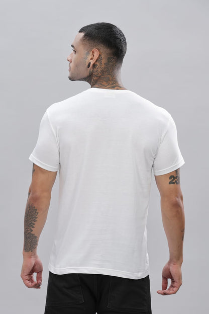 ADRO V-Neck T Shirt for Men, 100% Cotton Vneck Tshirt is Ideal for Casual wear, Workouts and Loungewear, Adding a Stylish Touch.