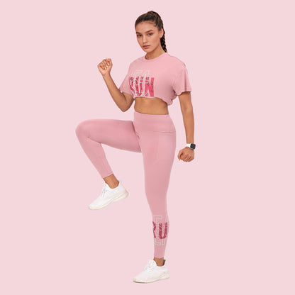 Enamor Womens Skinny Leggings (A606_Lilas-Run Faster