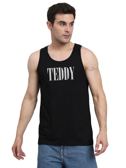 Peppyzone Mens Regular Fit Vest (TT-Teddy36FB40FB_Black