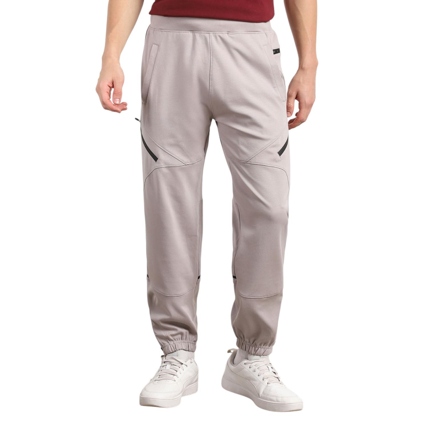 Nobero MenS Loose Sweatpants (1M-Bwjg-R0137_Steel Grey