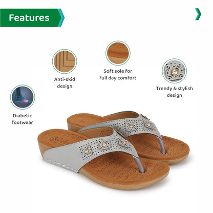 Ortho Joy Doctor Slipper For Women Fancy || Orthopedic WomenS Fashion Slipper || Comfortable Slippers For Women