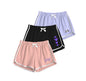 Kyda Kids Girls Cotton Printed Regular Fit Shorts For Summer - Multicolor (Pack Of 3)