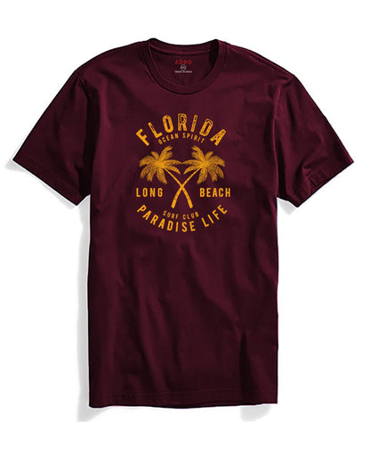 ADRO Florida Paradise Life Mens Printed T-Shirt