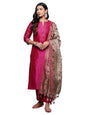 Varanga WomenS Silk Blend Kurta Set (Frl_Vskd32018_Vardup022_Pink