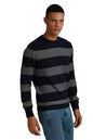 High Star MenS Cotton Round Neck Sweater (Hsmsww23105Rdnf_St1_Multi 1