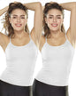 Lyra Women Pack Of 2 Camisoles White