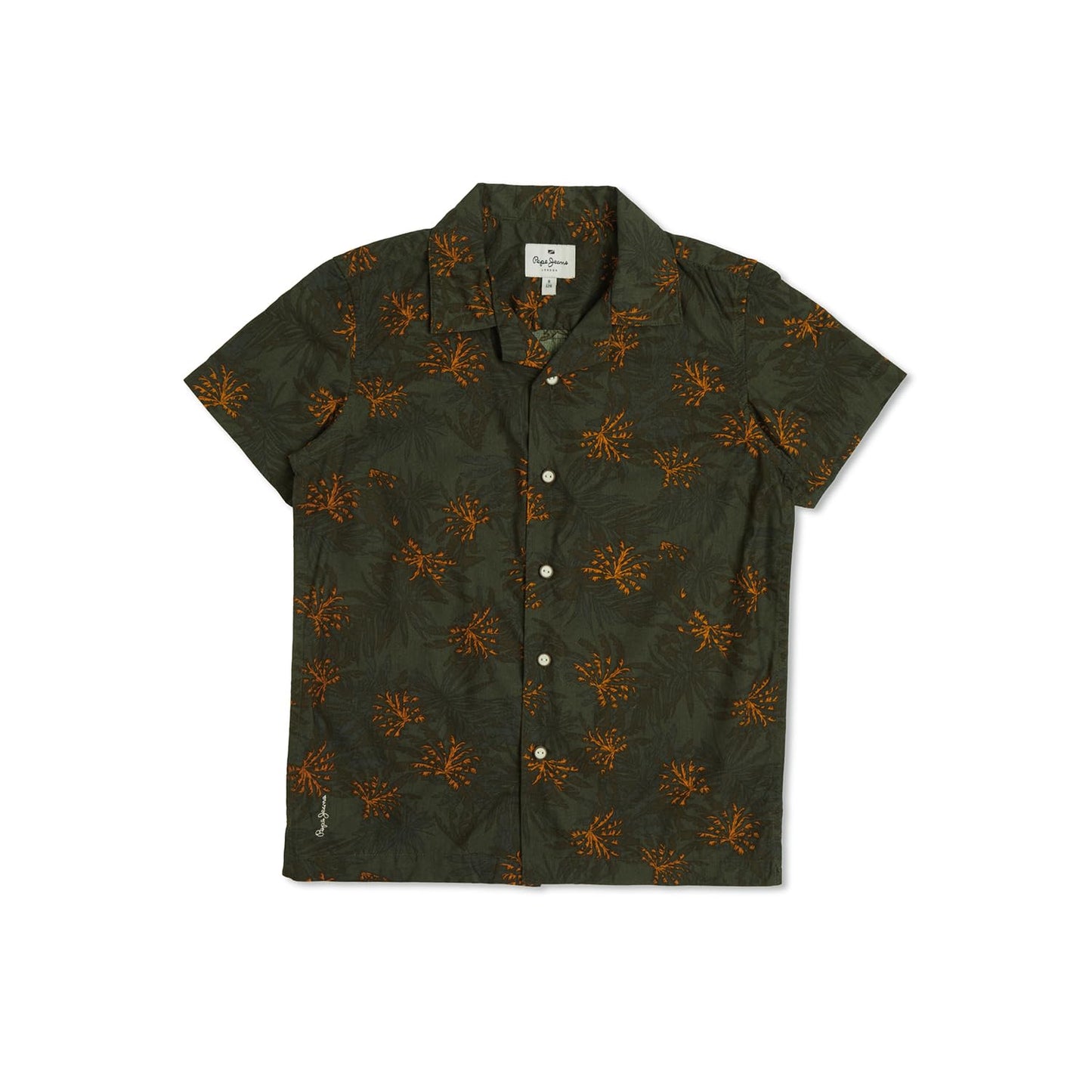 Pepe Jeans BoyS Regular Fit Shirt (Pb302541_Olive Green