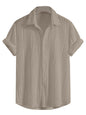 Greciilooks MenS Regular Fit Casual Shirt (Gl-Ms-6158_Beige