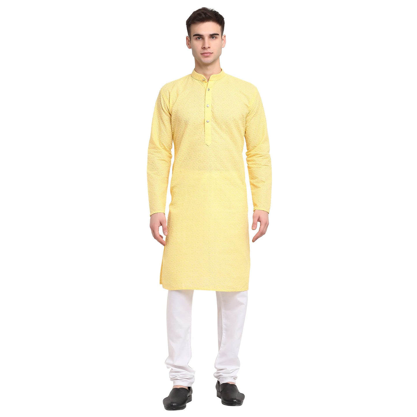 Jompers Mens & Self Design Kurta Pyjama Set