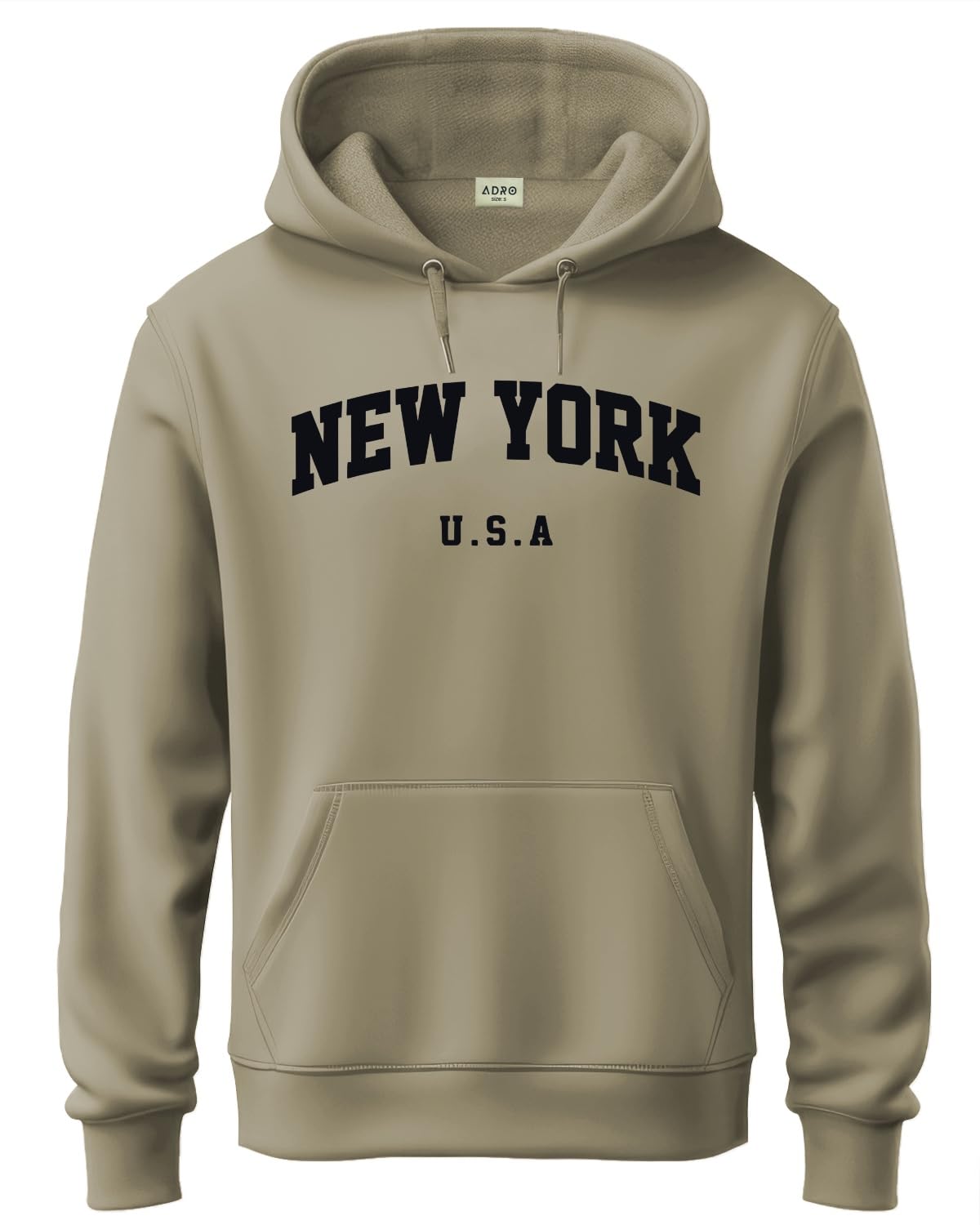 ADRO Hoodies for Men | Printed Hoodie for Men | Cotton Hoodie | Mens Hoodies | Regular Fit Sweatshirt for Men | Hooded Hoodie |