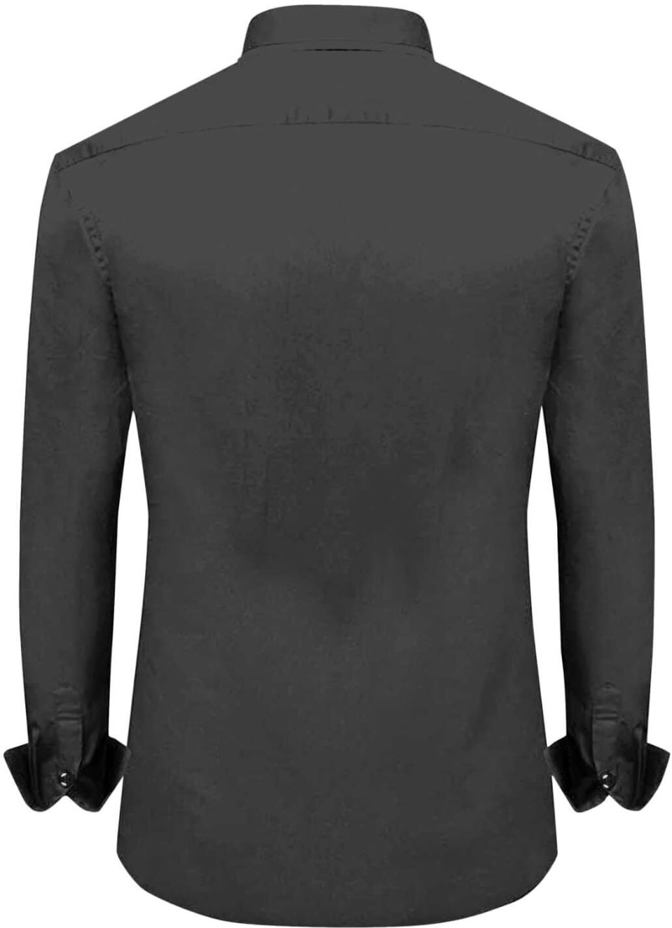 Rebelify Double Pocket With Flap Men Cargo Cotton Shirt Black