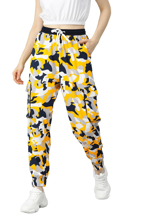 Juneberry WomenS Regular Fit Track Pants (Trouser_Yellow