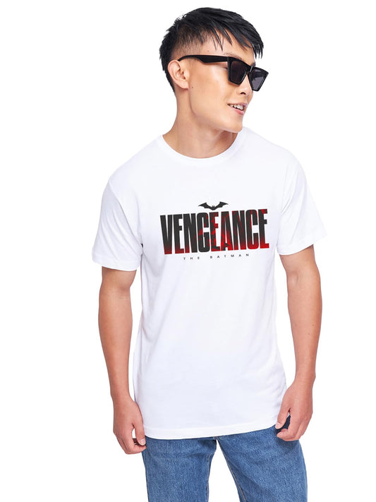 Bewakoof Mens Typography 100% Cotton T-Shirt - Regular Fit, Round Neck, Half Sleeves White
