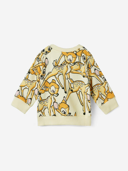 The Souled Store Official Girls Disney: Cute Bambi Cotton Sweatshirts Brown Soft and Lightweight Womens Sweatshirts Ladies Fem
