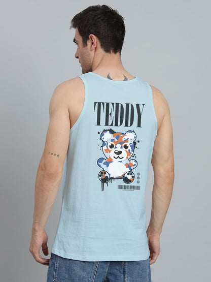 Peppyzone Mens Regular Fit Vest (TT-Teddy36FB40FB_Sky Blue